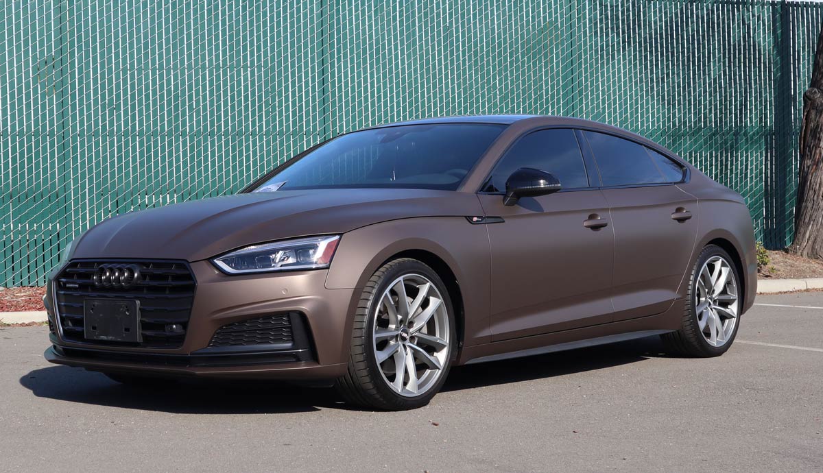 Audi A5 with AV Custom Wraps